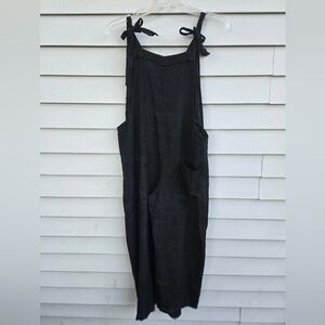 9 Seed Chic Black Women's Jumpsuit Size P/S 100% Cotton